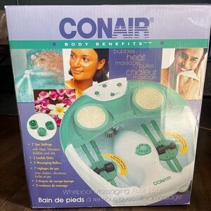 Conair body benefits whirlpool massaging foot spa